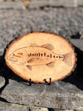 Largemouth Bass Basswood Slab